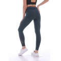 Mesh Fitness Sports Leggings Ankle Length Yoga Pants With Pockets For Women Gym Exercise Tights